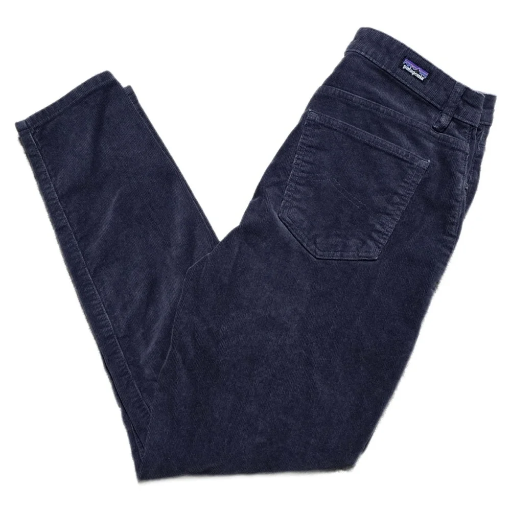 Patagonia Corduroy Pants Mens 31 Blue Organic Cotton Tapered Leg‎ Heritage